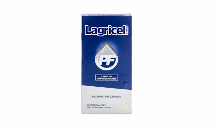 Lagricel Ofteno (Libre de Conservadores 10ml)